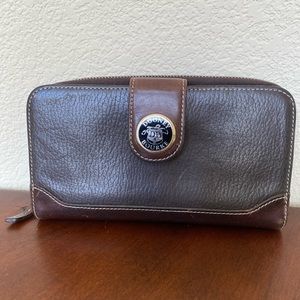 Dooney & Bourke Brown Leather Wallet
